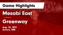 Mesabi East  vs Greenway  Game Highlights - Aug. 26, 2021