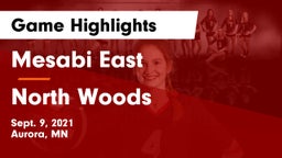 Mesabi East  vs North Woods Game Highlights - Sept. 9, 2021