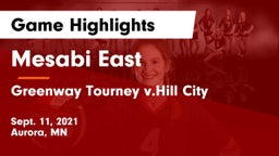 Mesabi East  vs Greenway Tourney v.Hill City Game Highlights - Sept. 11, 2021