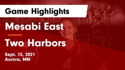 Mesabi East  vs Two Harbors Game Highlights - Sept. 13, 2021
