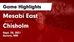 Mesabi East  vs Chisholm Game Highlights - Sept. 28, 2021