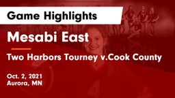 Mesabi East  vs Two Harbors Tourney v.Cook County Game Highlights - Oct. 2, 2021