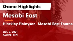Mesabi East  vs Hinckley-Finlayson, Mesabi East Tourney Game Highlights - Oct. 9, 2021