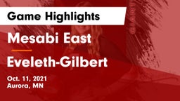 Mesabi East  vs Eveleth-Gilbert Game Highlights - Oct. 11, 2021