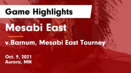 Mesabi East  vs v.Barnum, Mesabi East Tourney Game Highlights - Oct. 9, 2021