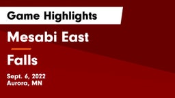 Mesabi East  vs Falls  Game Highlights - Sept. 6, 2022