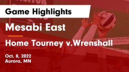 Mesabi East  vs Home Tourney v.Wrenshall Game Highlights - Oct. 8, 2022