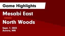 Mesabi East  vs North Woods Game Highlights - Sept. 7, 2023