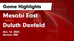 Mesabi East  vs Duluth Denfeld Game Highlights - Oct. 12, 2023