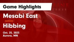 Mesabi East  vs Hibbing  Game Highlights - Oct. 25, 2023