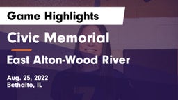 Civic Memorial  vs East Alton-Wood River  Game Highlights - Aug. 25, 2022