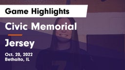 Civic Memorial  vs Jersey  Game Highlights - Oct. 20, 2022