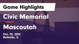Civic Memorial  vs Mascoutah  Game Highlights - Oct. 25, 2022