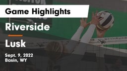 Riverside  vs Lusk Game Highlights - Sept. 9, 2022