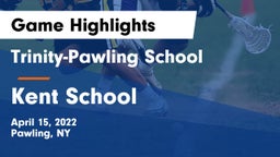 Trinity-Pawling School vs Kent School Game Highlights - April 15, 2022