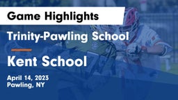 Trinity-Pawling School vs Kent School Game Highlights - April 14, 2023