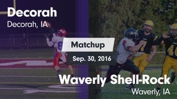 Matchup: Decorah vs. Waverly Shell-Rock  2016