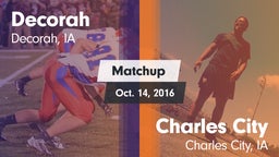 Matchup: Decorah vs. Charles City  2016