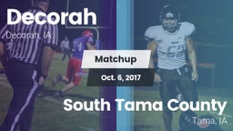 Matchup: Decorah vs. South Tama County  2017