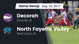 Recap: Decorah  vs. North Fayette Valley 2017