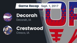 Recap: Decorah  vs. Crestwood  2017