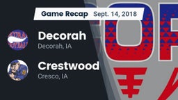 Recap: Decorah  vs. Crestwood  2018