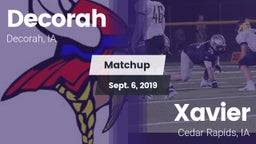 Matchup: Decorah vs. Xavier  2019