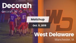 Matchup: Decorah vs. West Delaware  2019