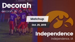 Matchup: Decorah vs. Independence  2019