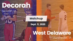 Matchup: Decorah vs. West Delaware  2020