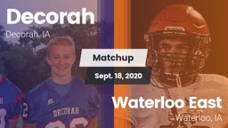 Matchup: Decorah vs. Waterloo East  2020