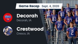 Recap: Decorah  vs. Crestwood  2020