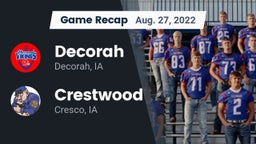 Recap: Decorah  vs. Crestwood  2022