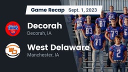 Recap: Decorah  vs. West Delaware  2023
