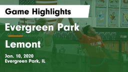 Evergreen Park  vs Lemont  Game Highlights - Jan. 10, 2020