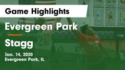 Evergreen Park  vs Stagg  Game Highlights - Jan. 14, 2020