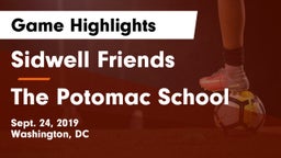 Sidwell Friends  vs The Potomac School Game Highlights - Sept. 24, 2019