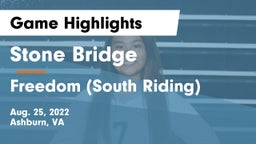 Stone Bridge  vs Freedom  (South Riding) Game Highlights - Aug. 25, 2022
