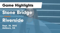 Stone Bridge  vs Riverside   Game Highlights - Sept. 28, 2022