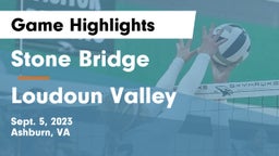 Stone Bridge  vs Loudoun Valley  Game Highlights - Sept. 5, 2023