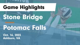 Stone Bridge  vs Potomac Falls  Game Highlights - Oct. 16, 2023