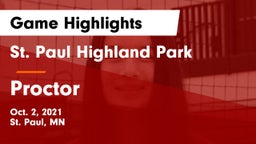 St. Paul Highland Park  vs Proctor  Game Highlights - Oct. 2, 2021