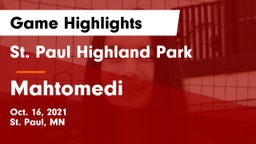 St. Paul Highland Park  vs Mahtomedi  Game Highlights - Oct. 16, 2021