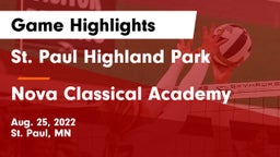 St. Paul Highland Park  vs Nova Classical Academy Game Highlights - Aug. 25, 2022