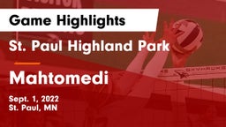 St. Paul Highland Park  vs Mahtomedi  Game Highlights - Sept. 1, 2022