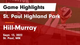 St. Paul Highland Park  vs Hill-Murray  Game Highlights - Sept. 13, 2022