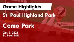 St. Paul Highland Park  vs Como Park  Game Highlights - Oct. 3, 2022