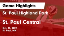 St. Paul Highland Park  vs St. Paul Central Game Highlights - Oct. 13, 2022