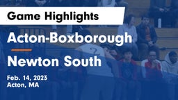 Acton-Boxborough  vs Newton South  Game Highlights - Feb. 14, 2023