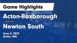 Acton-Boxborough  vs Newton South  Game Highlights - June 3, 2023